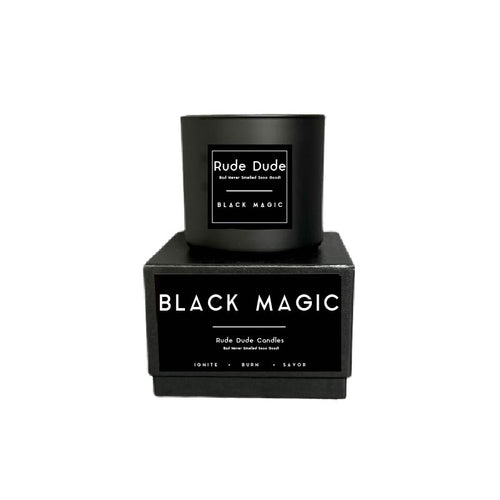 Rude Dude BLACK MAGIC - Candle 18 oz