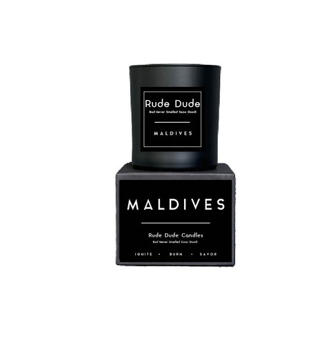 Rude Dude MALDIVES - Candle 9 oz